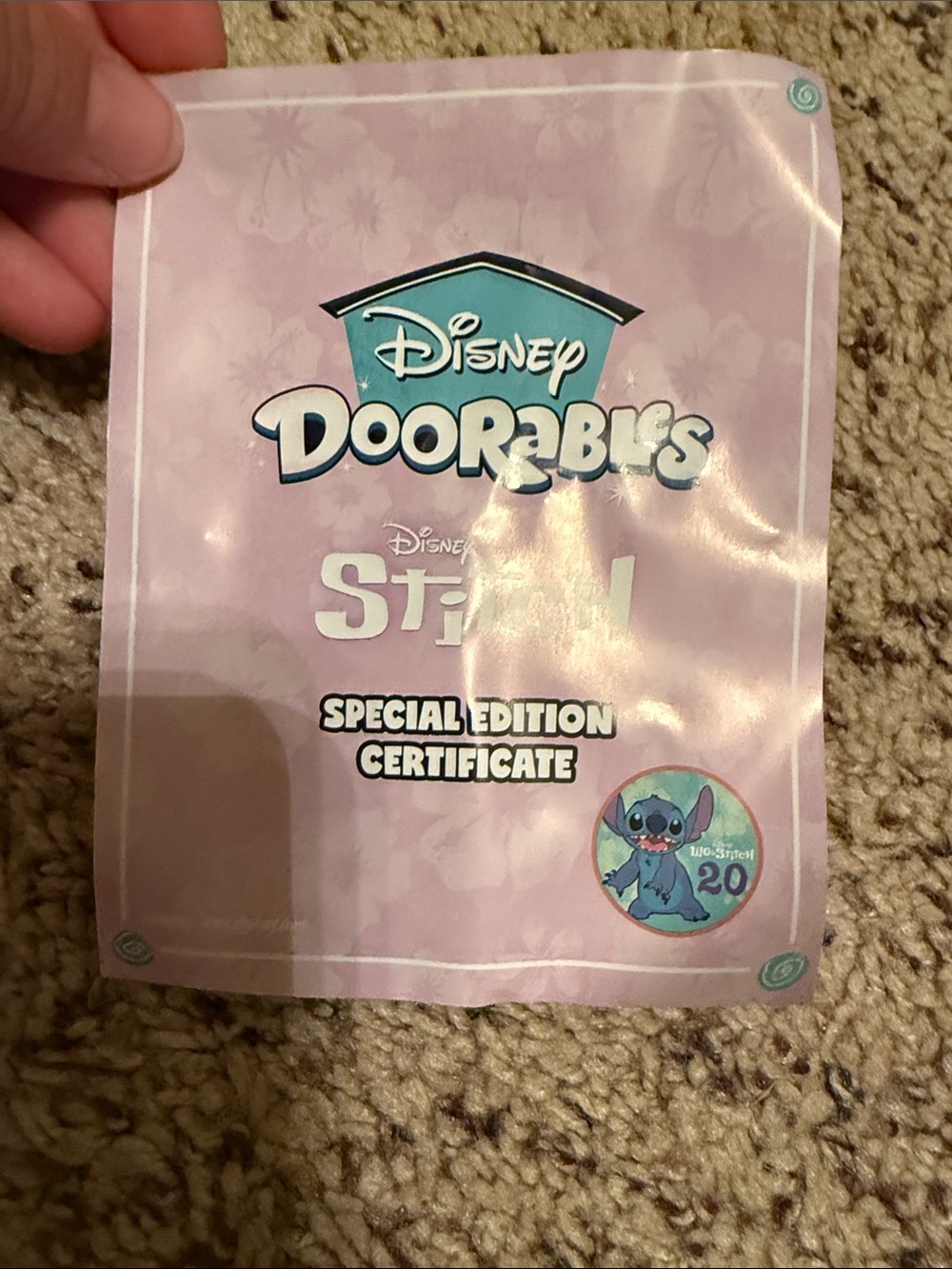 Stitch 20 year collection series Disney doorables with the bonus figure